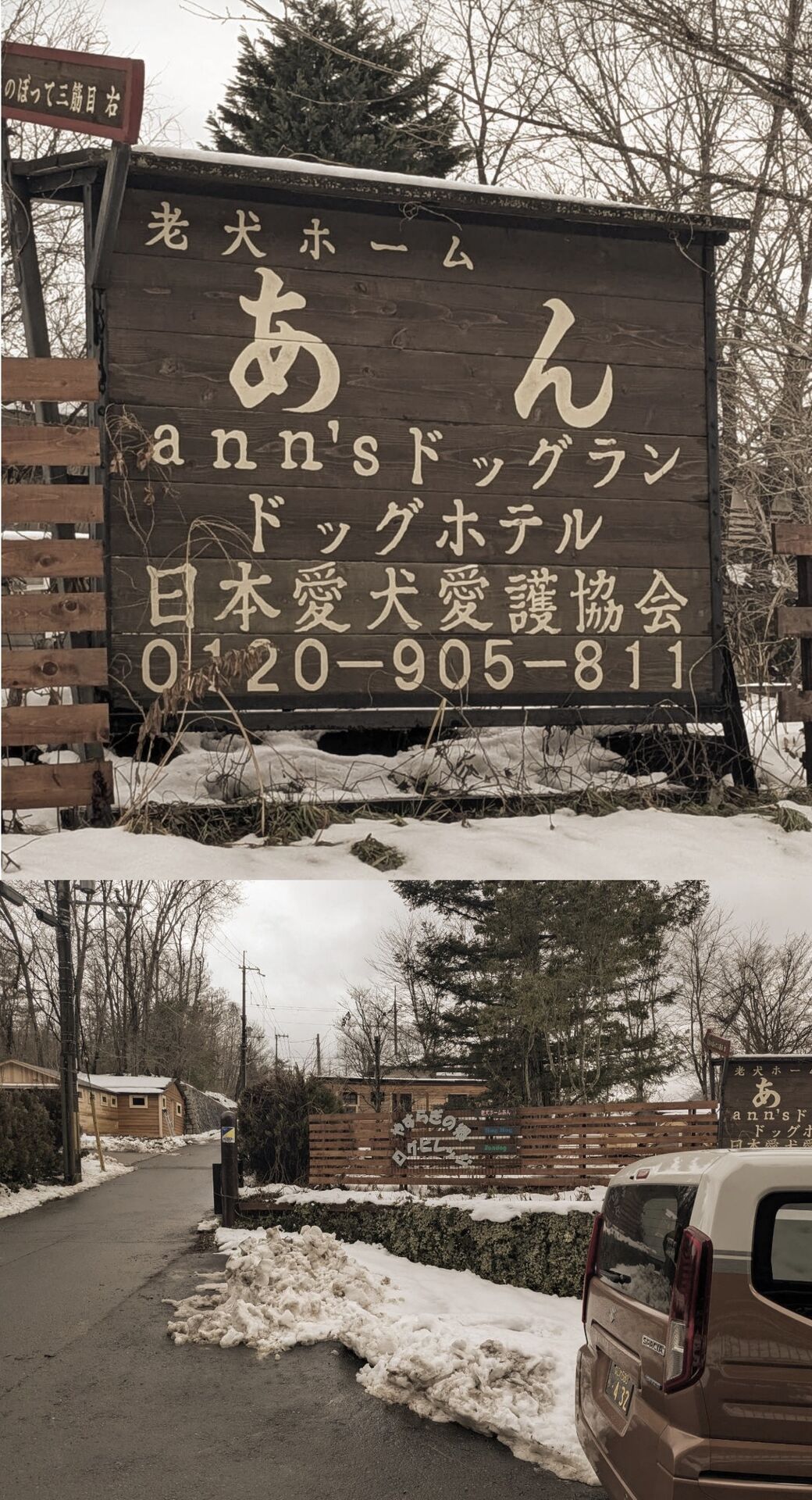 大阪市から京丹波町 老犬ホームあん